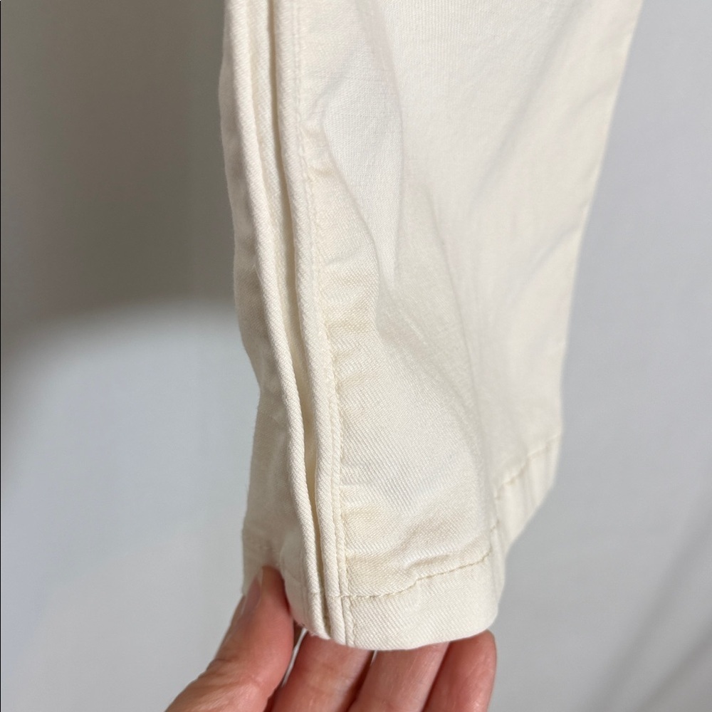 Pistola Women's Ivory Patch Pocket Pants Size 31 in Ivory High Rise Ankle Casual - Picture 4 of 12